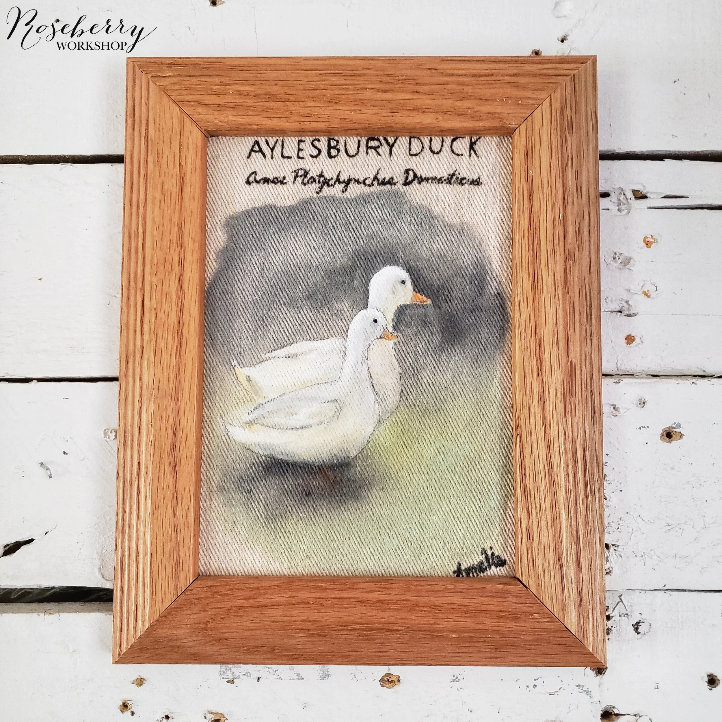 "Aylesbury Ducks" Painting
