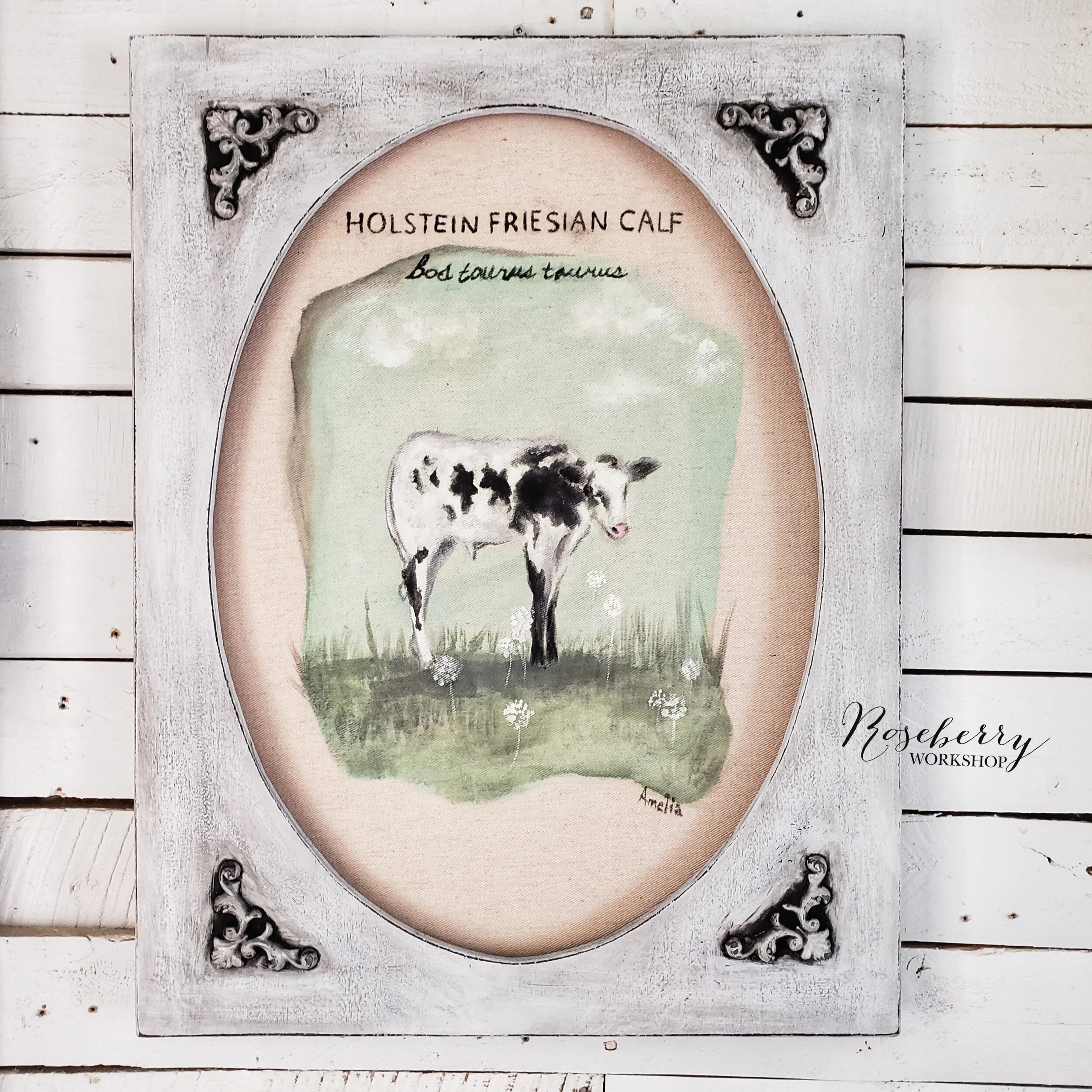 "Holstein Calf" Painting