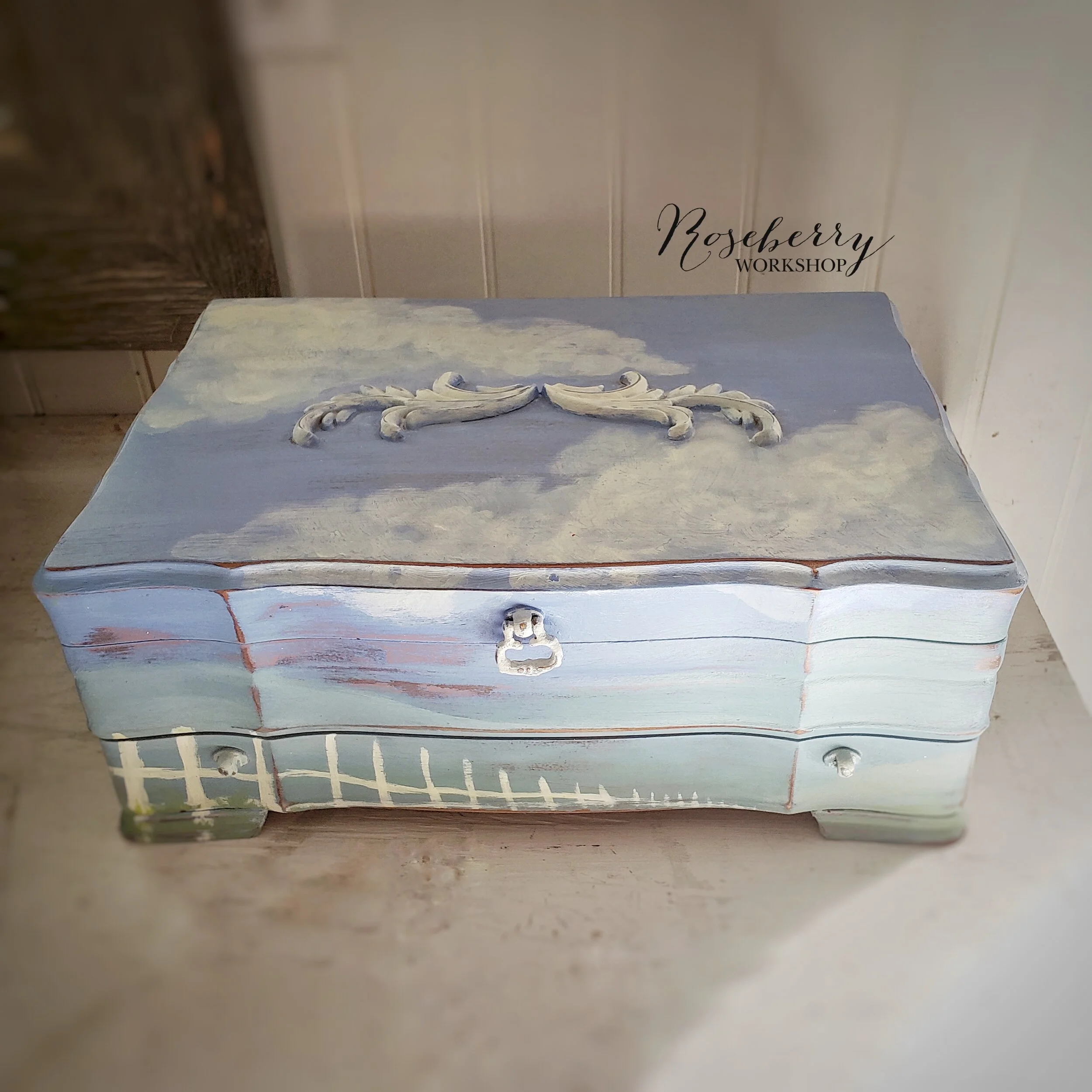 Farmy Landscape Jewelry Box