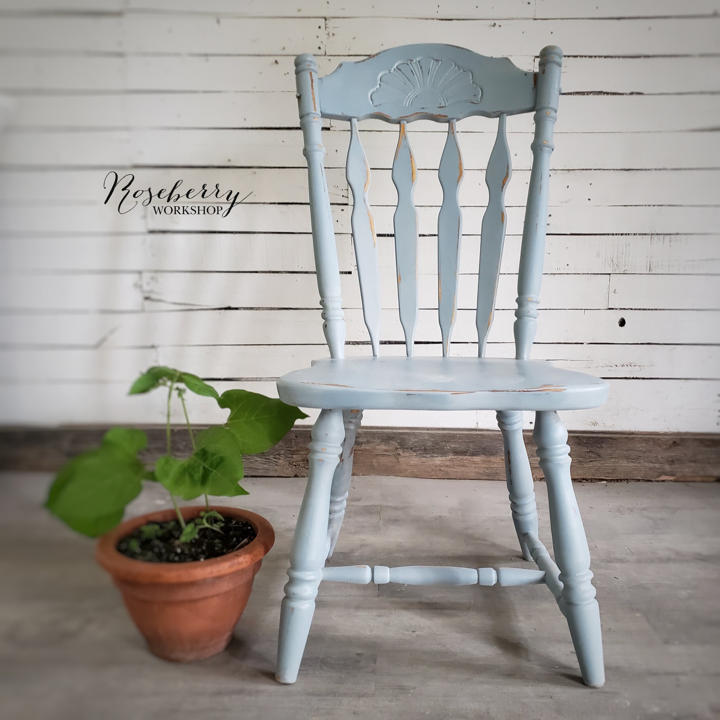 Soft Blue Chair