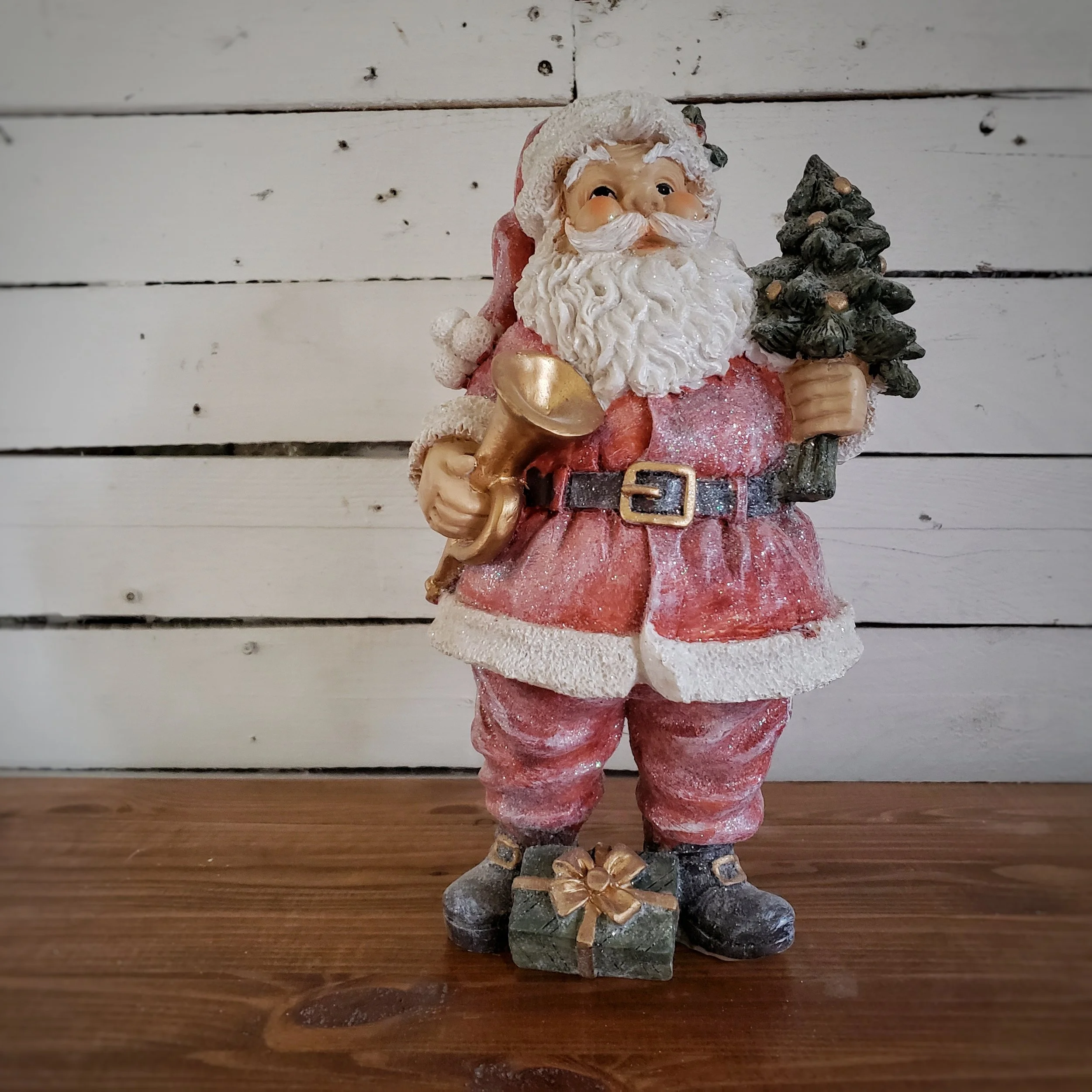 Sparkly Vintage Style Santa
