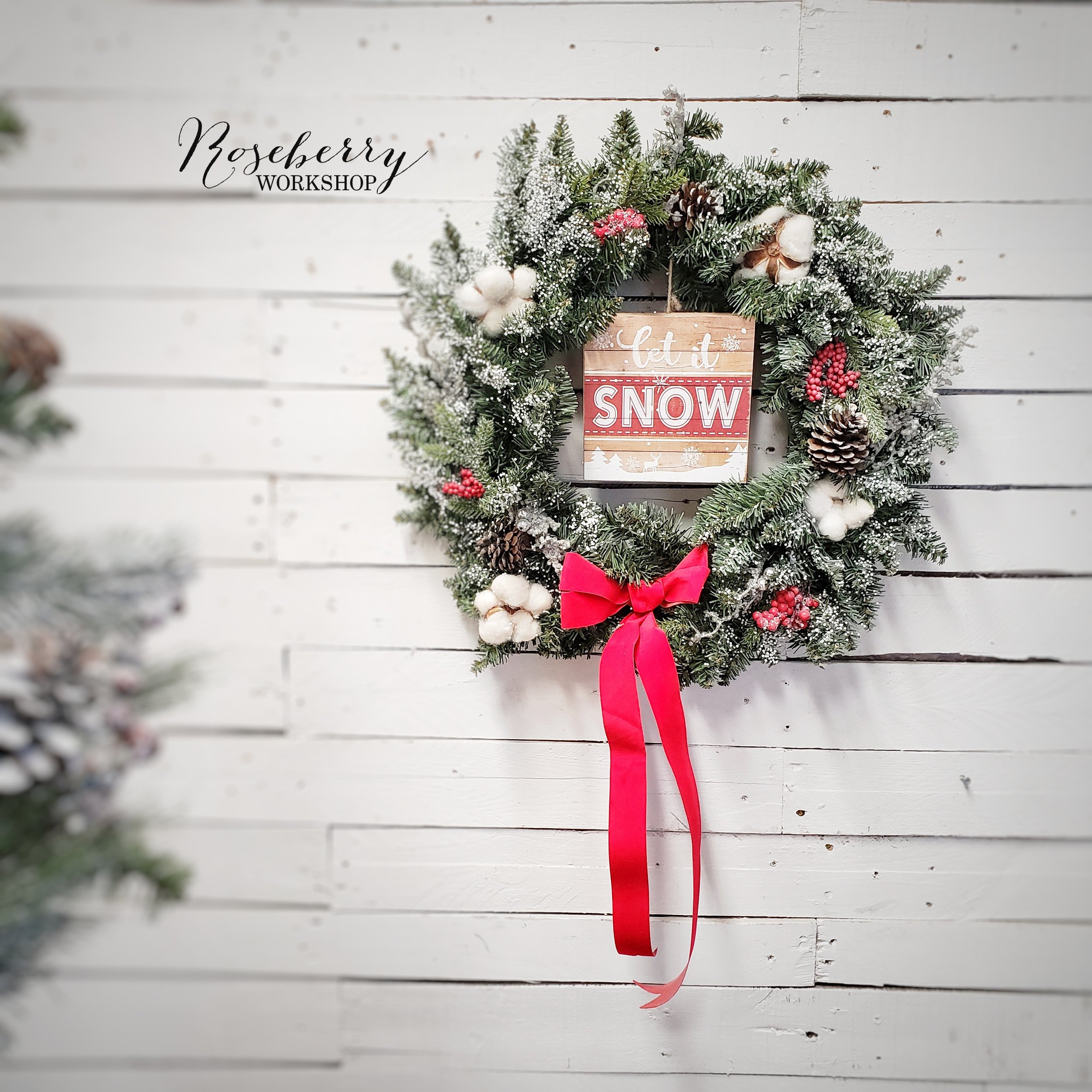 "Let it Snow" Wreath