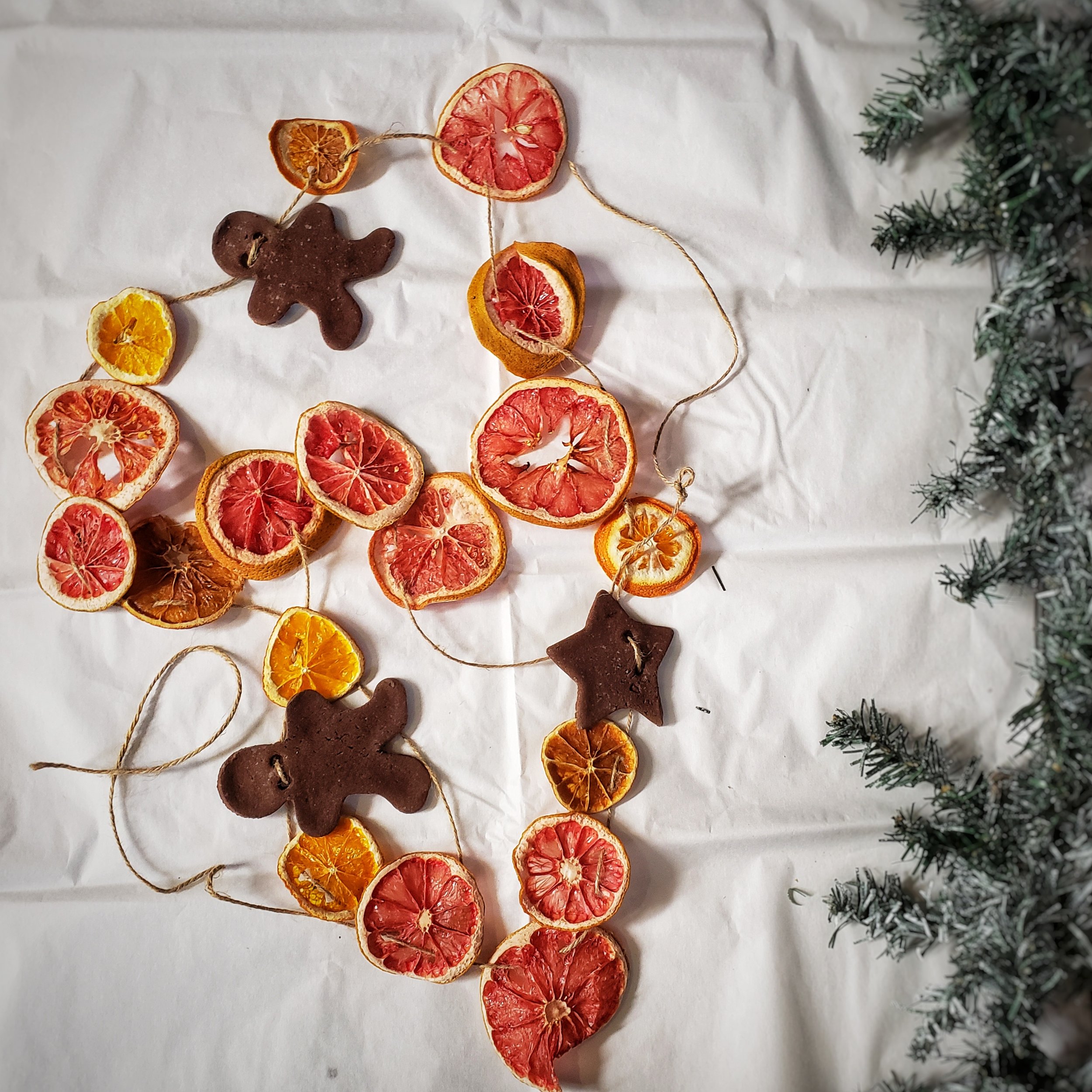 Citrus & Gingerbread Garland