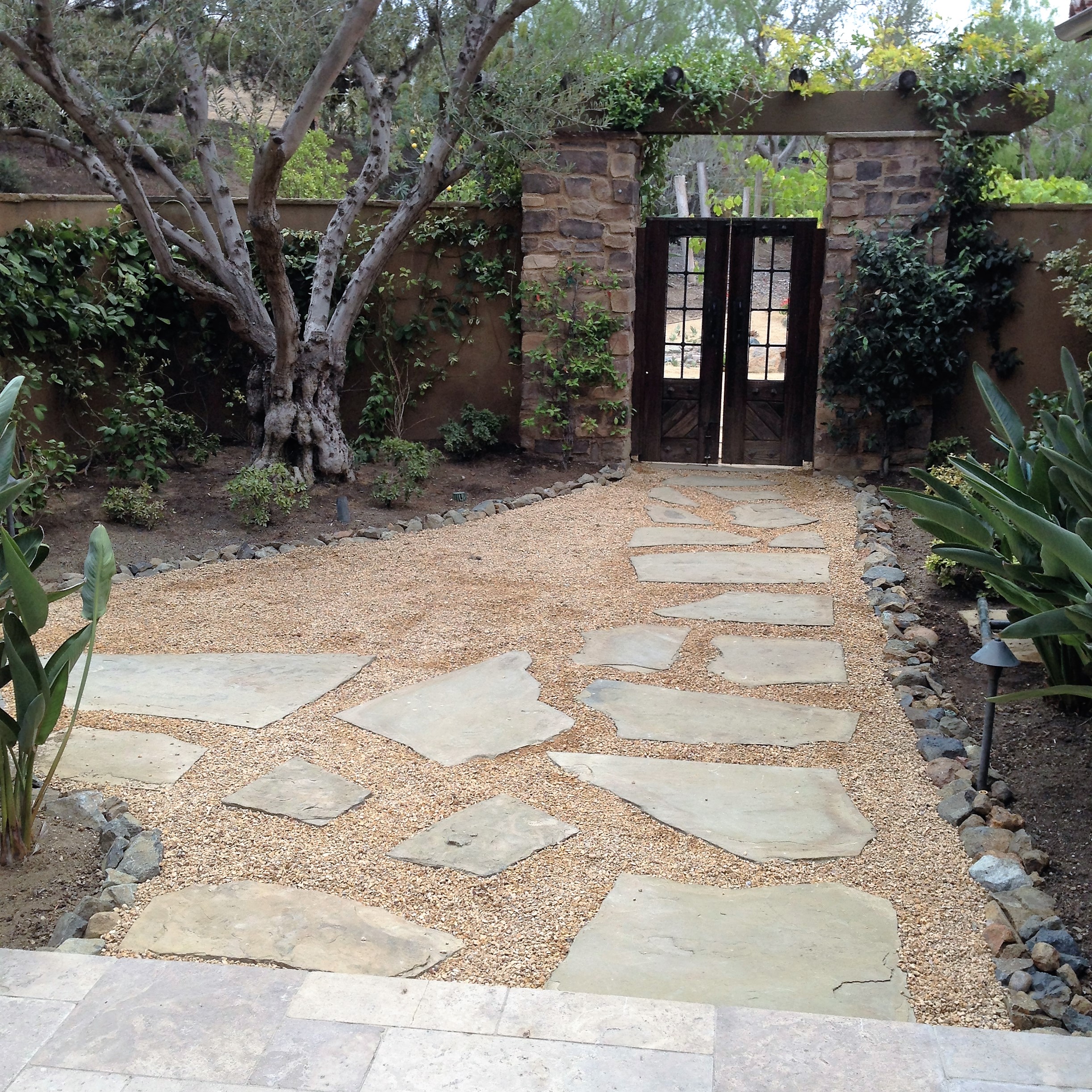 Custom Stone Walkway