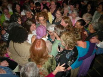A beautiful moment at one of our WSF gatherings 