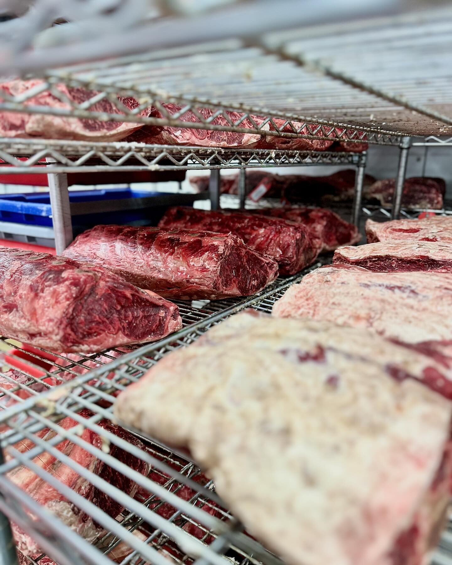 Dry Aged // we control the temperature, airflow and humidity to create the perfect steakhouse flavor you&rsquo;ve come to expect from #bushbrothers 🥩

#bushbros #dryaged #dryagedbeef #dryagedsteak