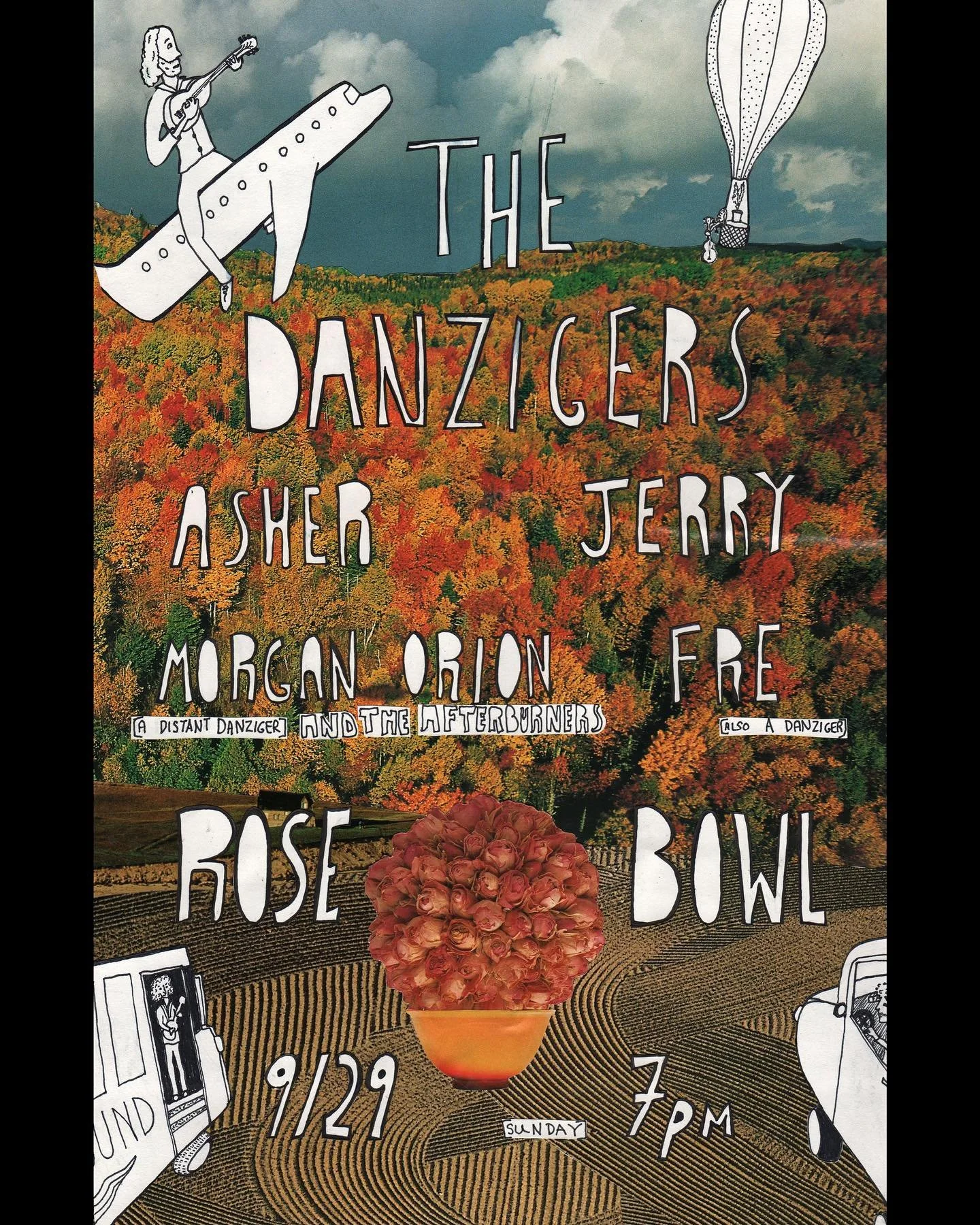 Can&rsquo;t express how excited I am to get to perform in Urbana with my dad Jerry Danziger,  his old stomping grounds as well as mine.  It&rsquo;s his first show in the states in 19 years.  It&rsquo;s gonna be a hooten and hollerin good time.  My si