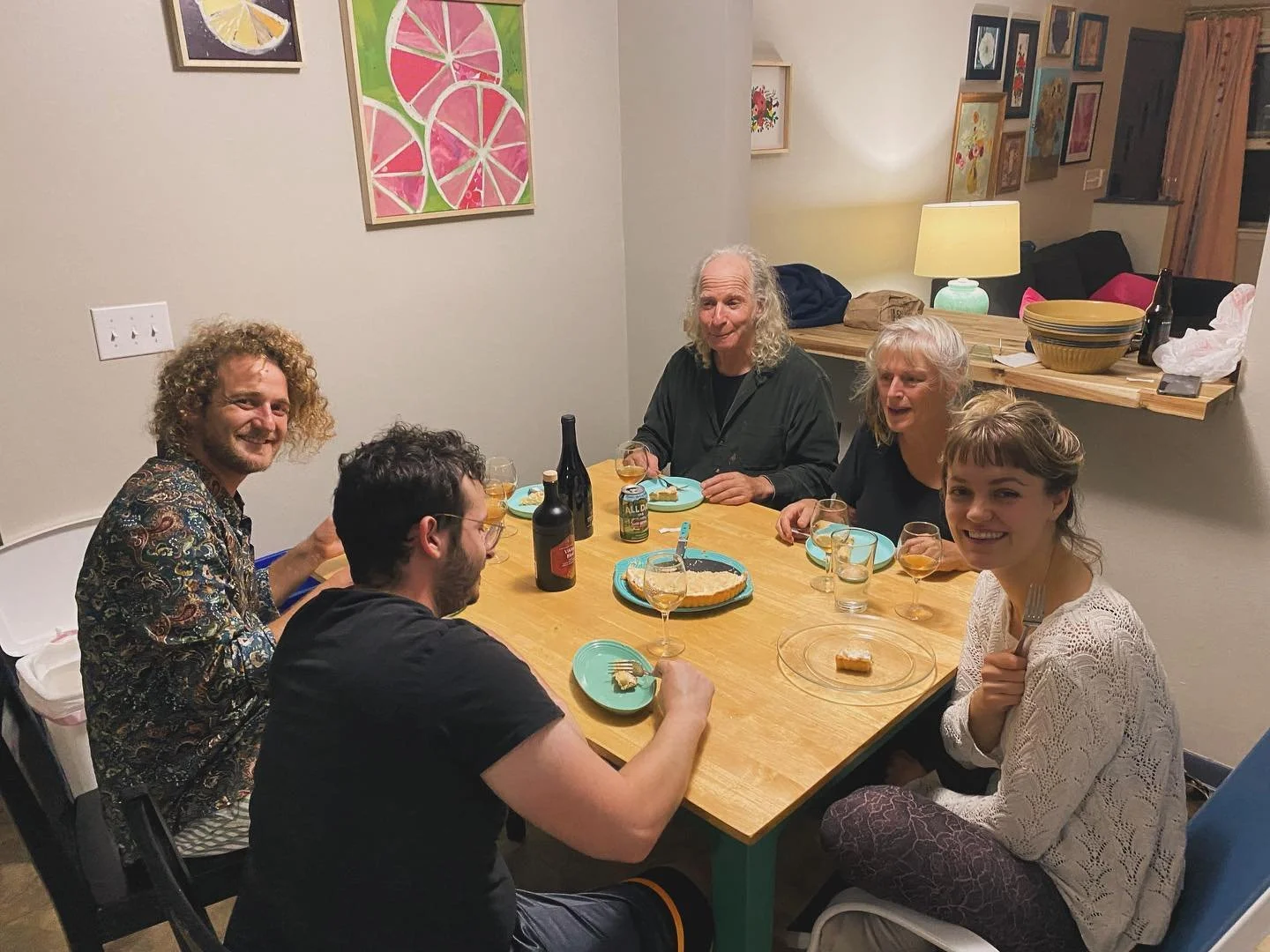 The Danziger&rsquo;s are together again and ready to roll, and rock. (We miss our sister @annaberendsen93 though). Come to the @rosebowltavern tonight at seven to catch a wild reunion.  Got so many people in town from my dads many many years of playi