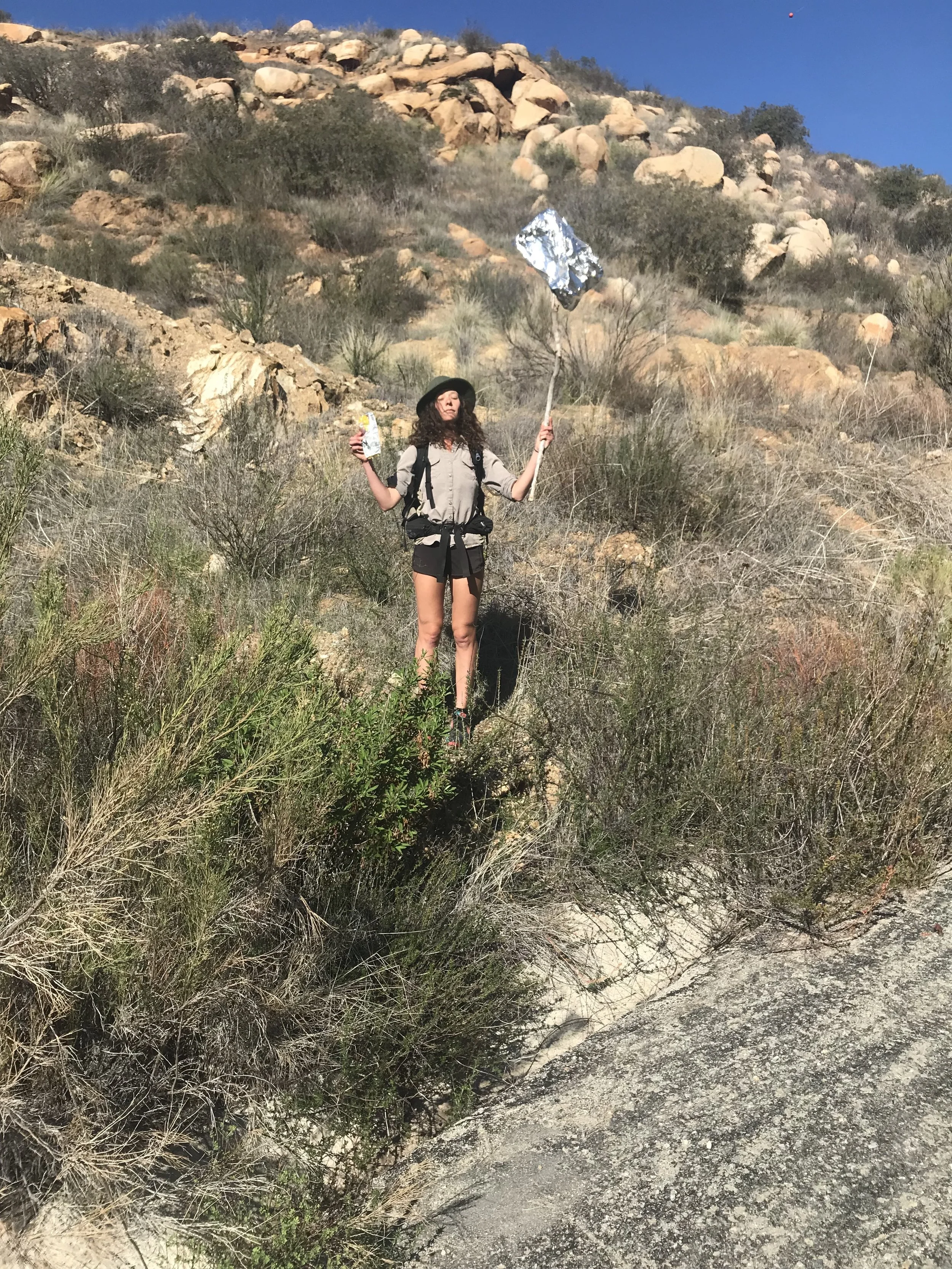 We always pick up trash when we can, especially when we find balloons!