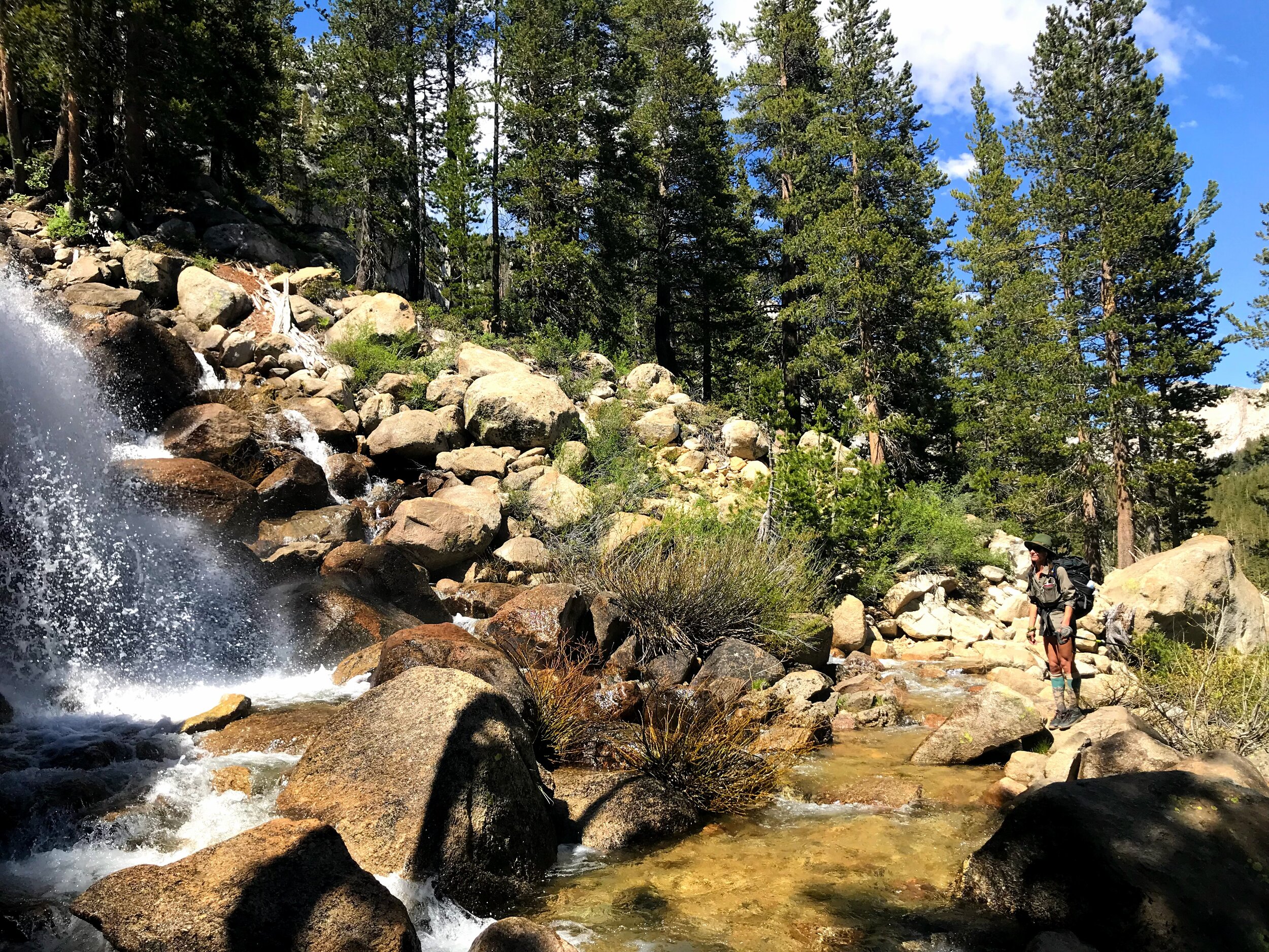 Larry at Silver Pass Creek