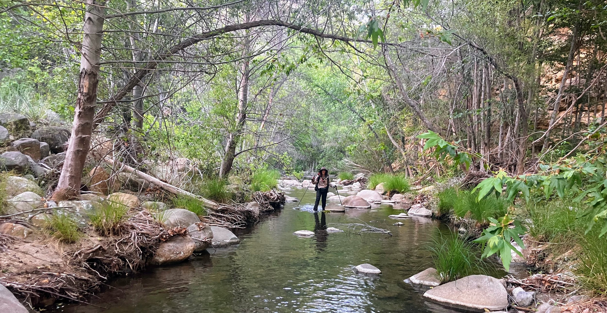 Me in Agua Blanca Creek