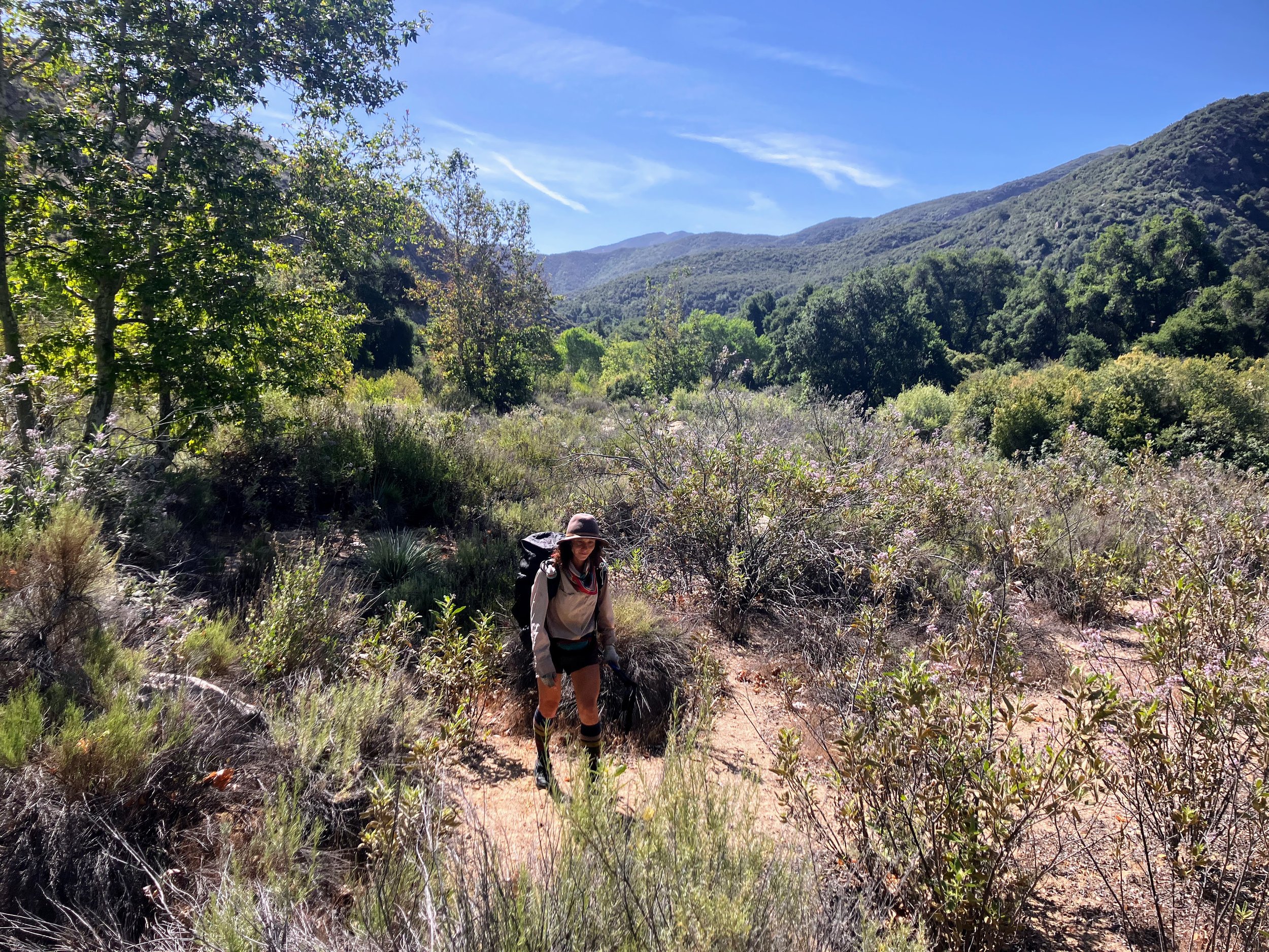 Me on Agua Blanca Trail