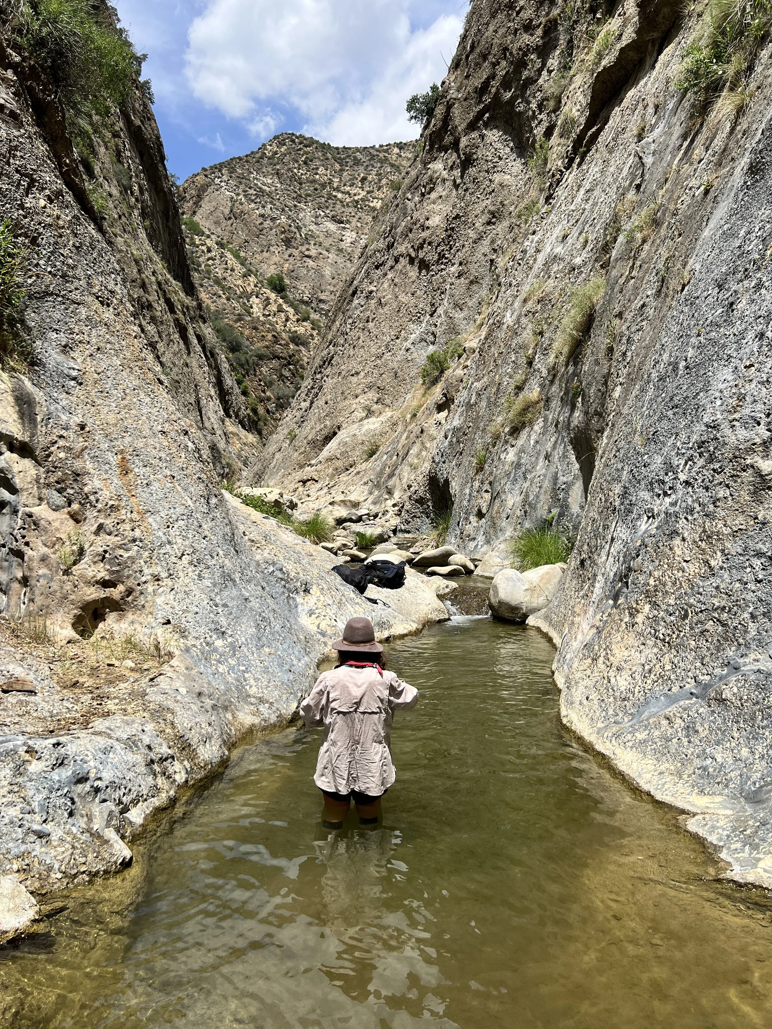Me in Agua Blanca Creek