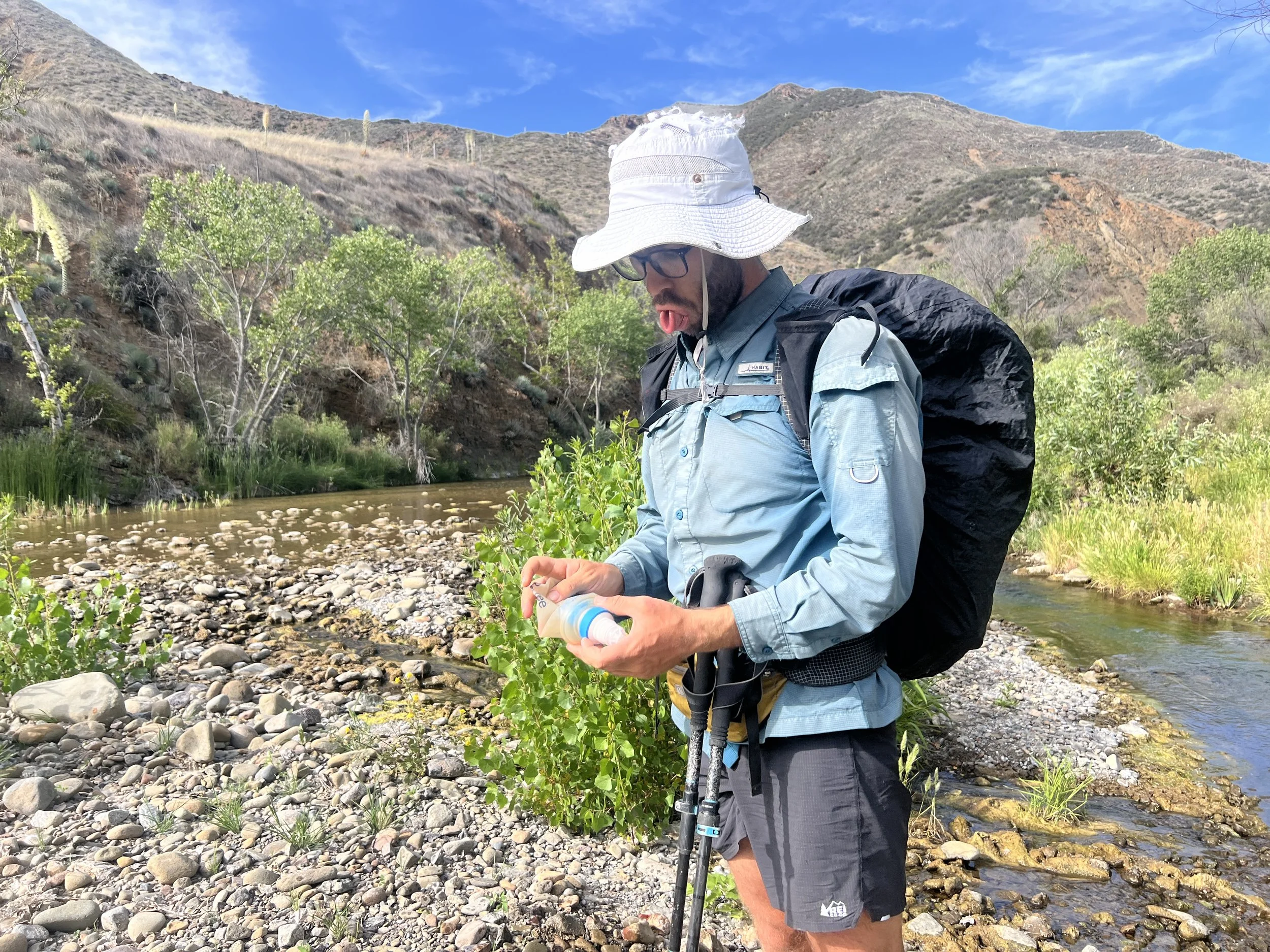 Cosmo on Sisquoc River Trail