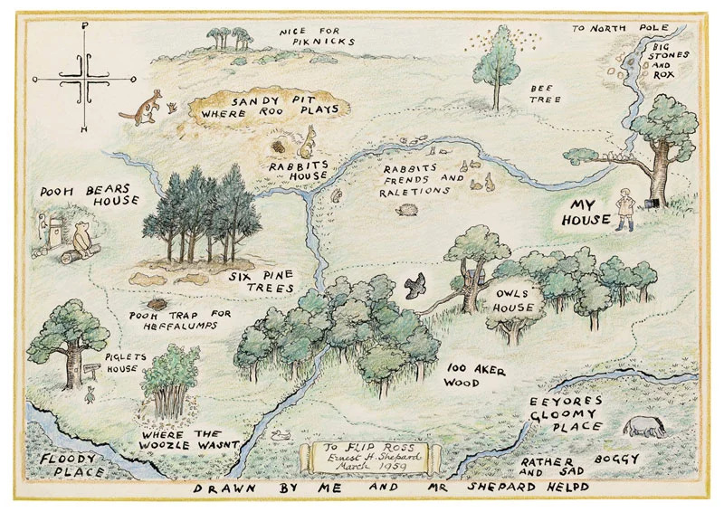 The best map in any book.