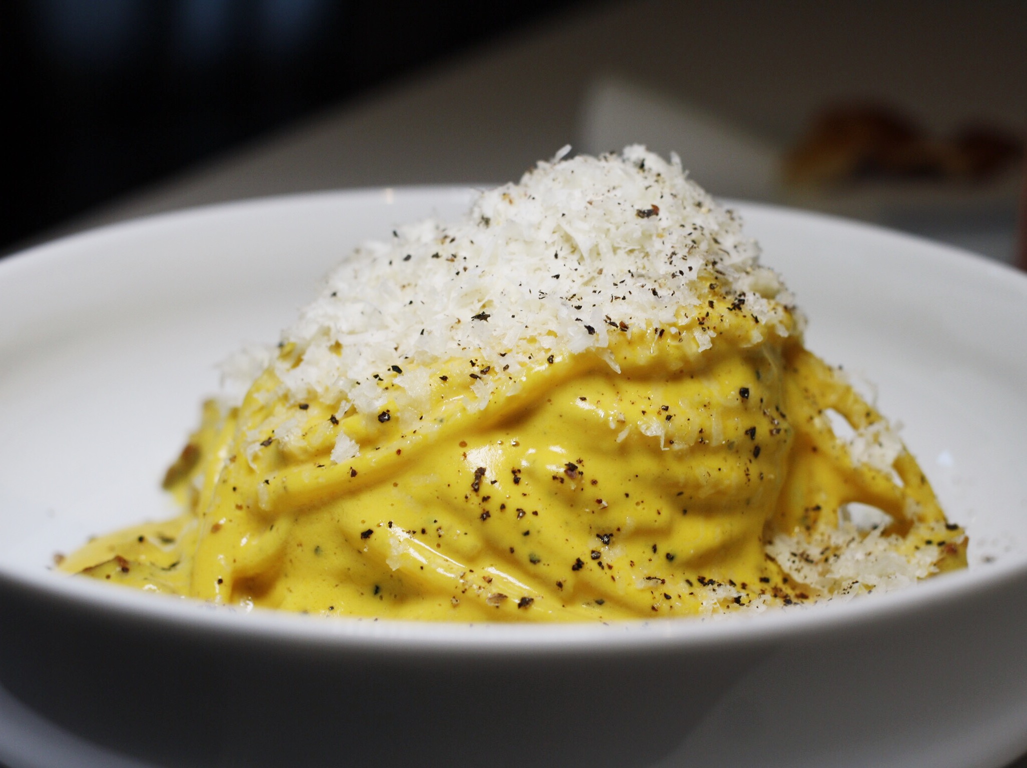 Carbonara at Pipero by Campo de' Fiori. Photo by Alexandra Romanoff/Onemoredish.