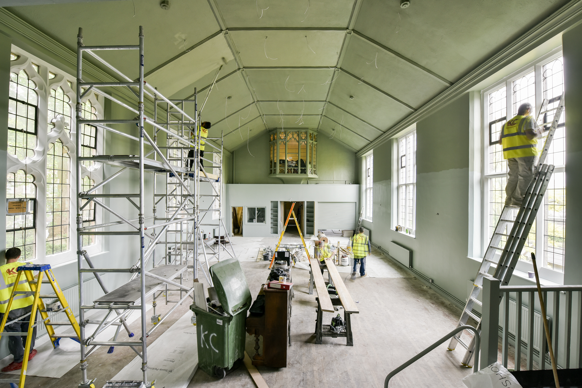 Refettorio Felix under construction. Photo by Simon Owen / Red Photographic.