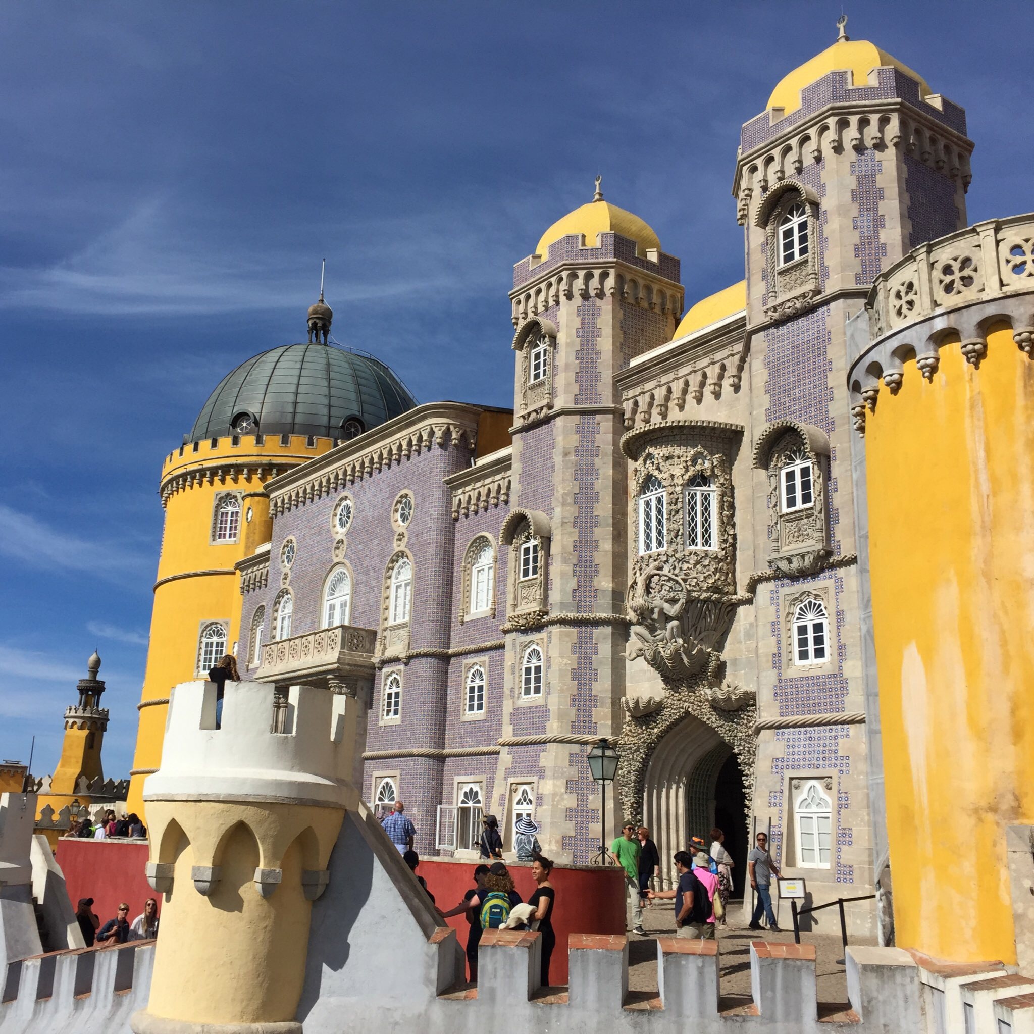 Palazzo Pena, the castle that inspired Walt Disney. Photo by Erica Firpo.