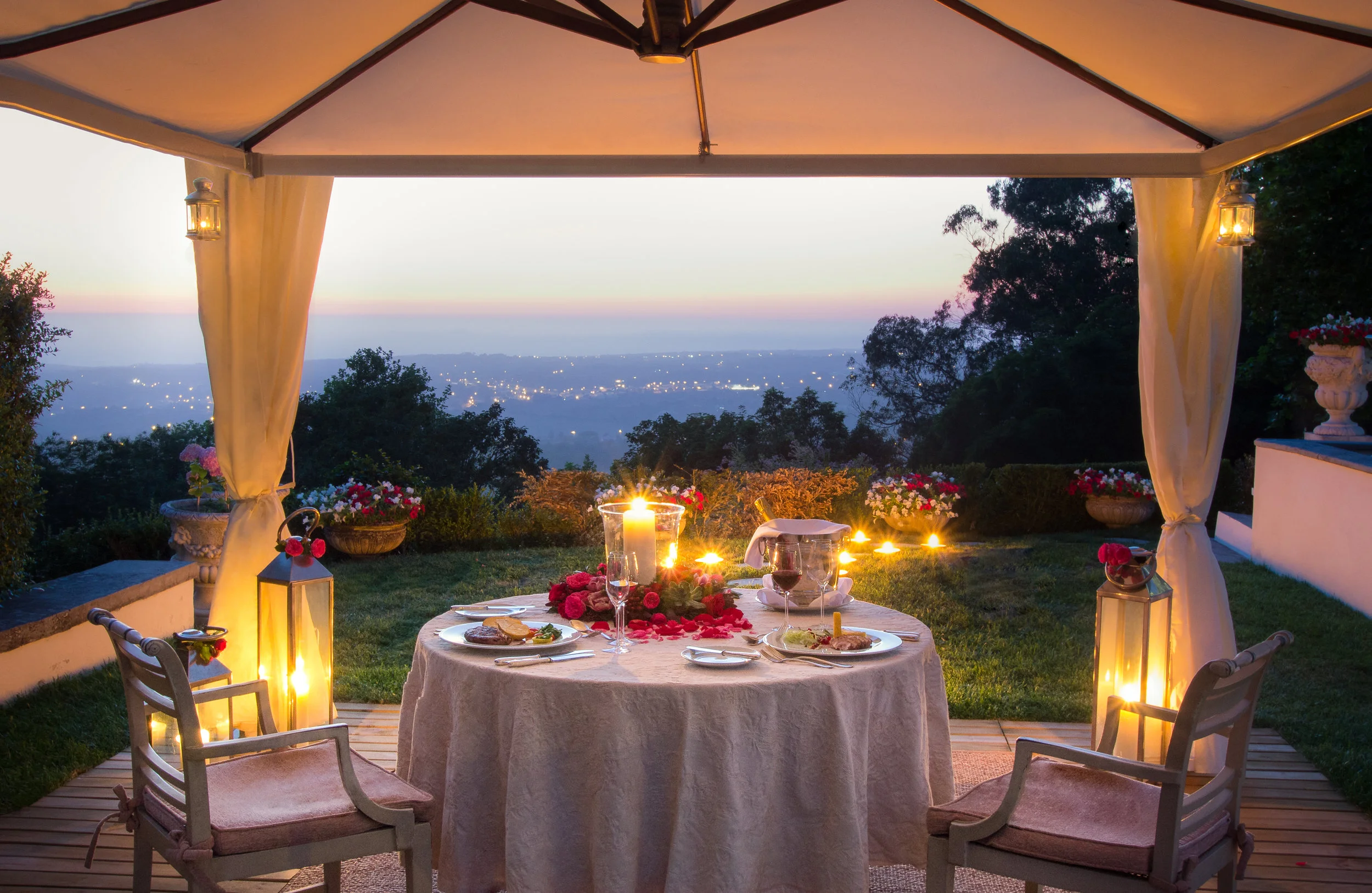 A Romantic Meal for Two.