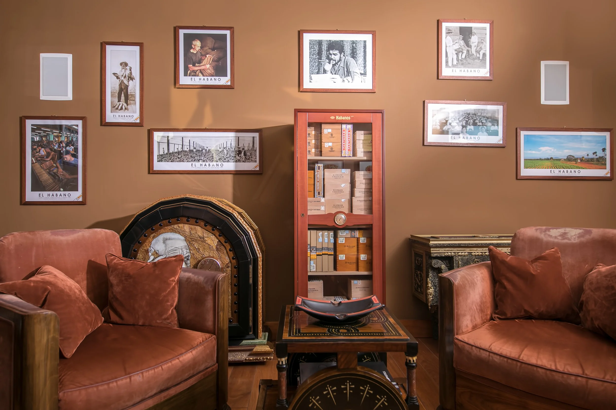 Wait, this isn't white?!? I know, it's the gorgeous Cigar Room.