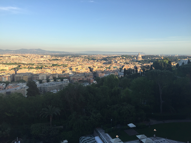 View from La Pergola. Photo credit: Erica Firpo