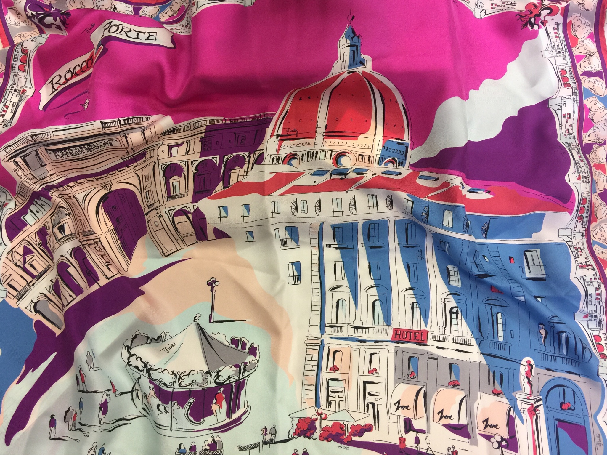 The Laudomia Pucci scarf that started it all. Courtesy of Hotel Savoy.