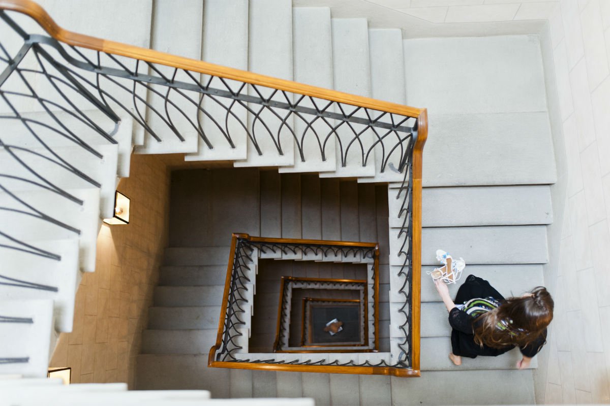 Even Florentine stairs are aesthetic.