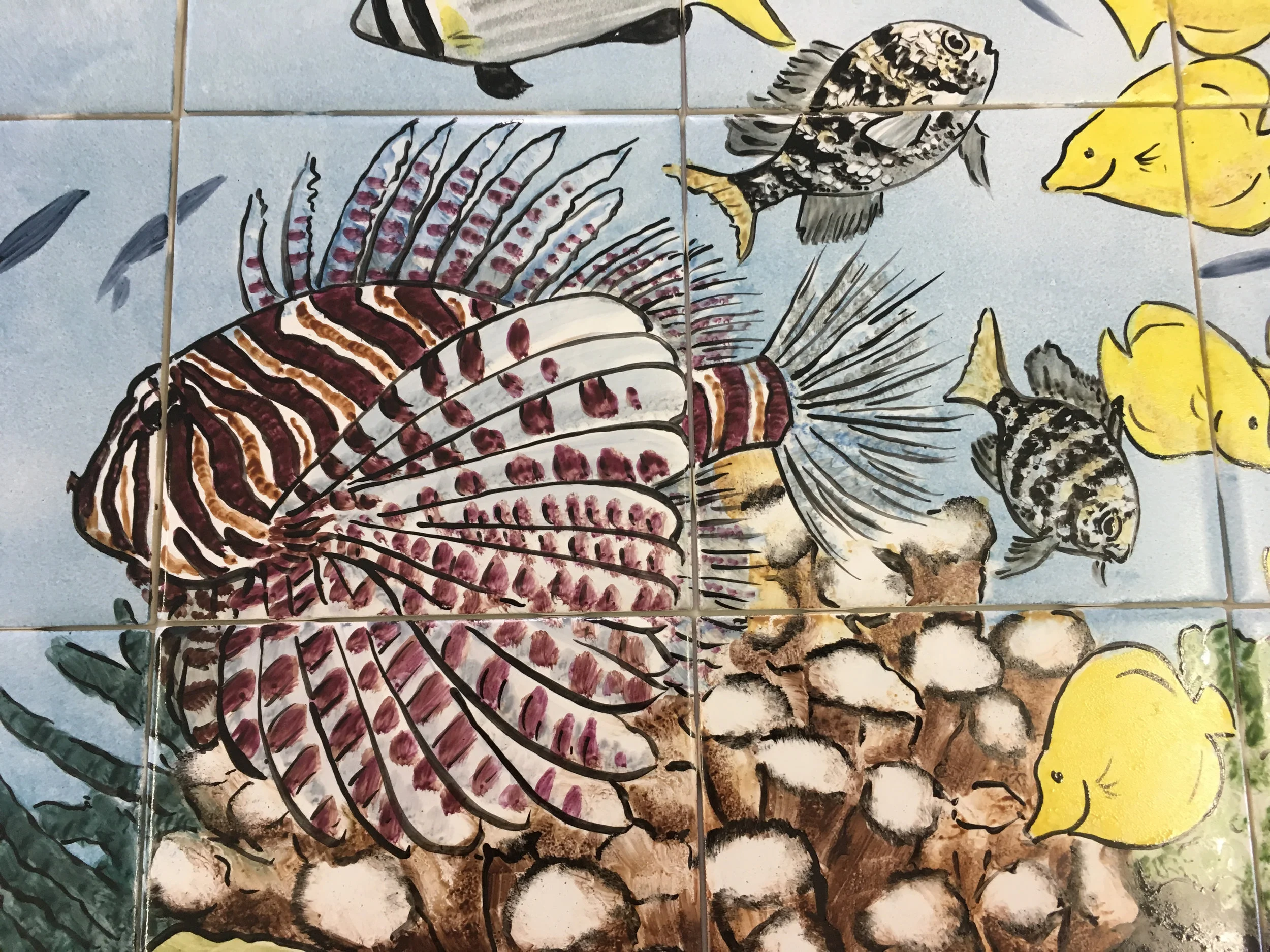 Another tropical fish mural, part 3 — Paul Lewing Custom Tile