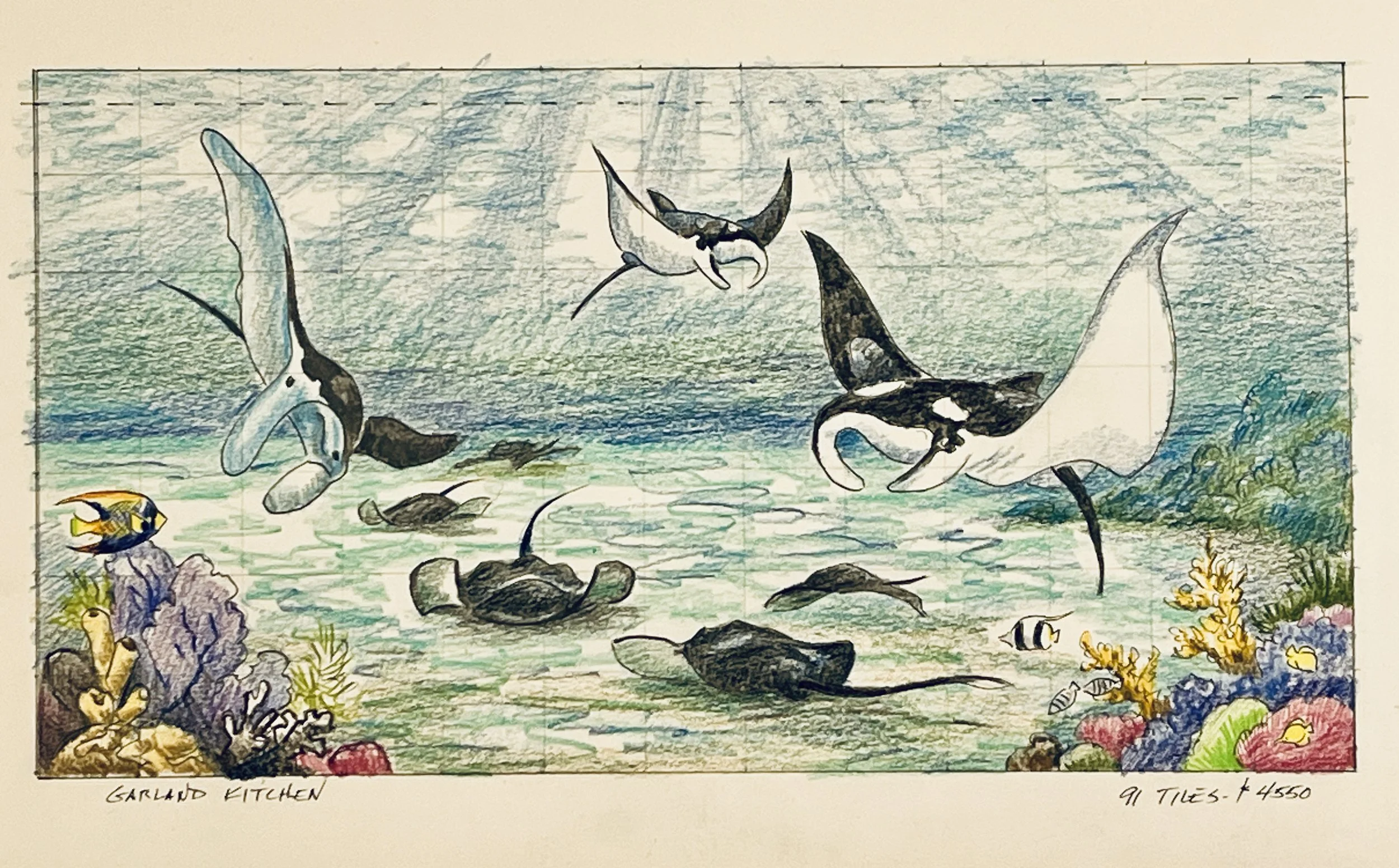 Starting the Mantas Mural