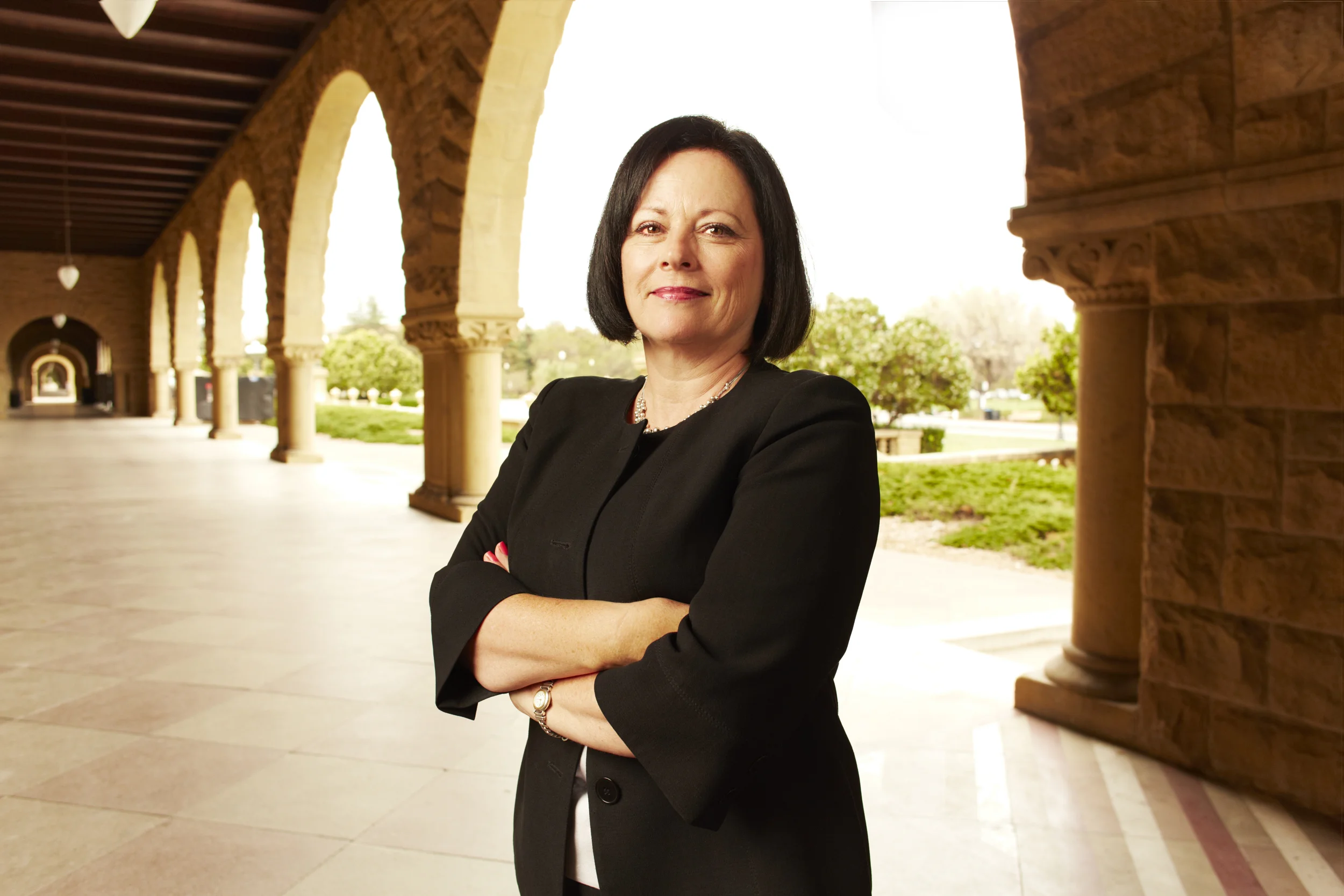 Debra Zumwalt Vice President and General Counsel for Stanford University photographed by Erich Valo
