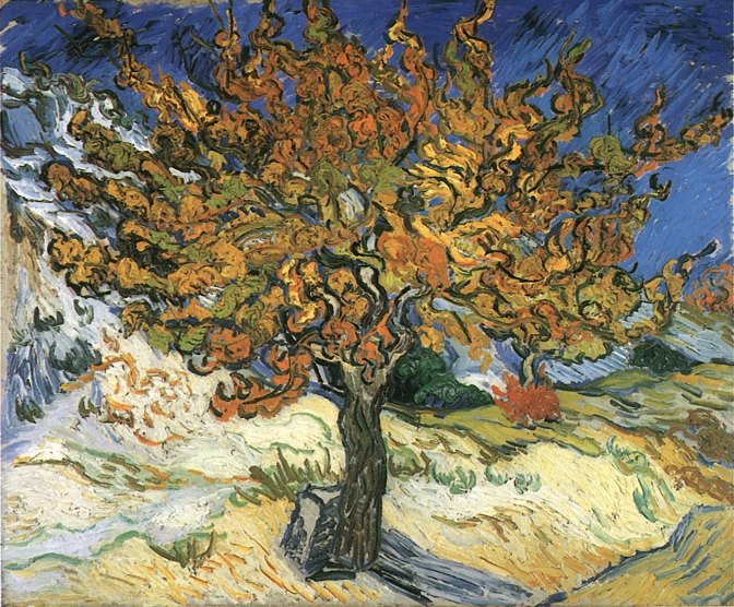 Vincent Van Gogh, The Mulberry Tree , 1889. Image Source