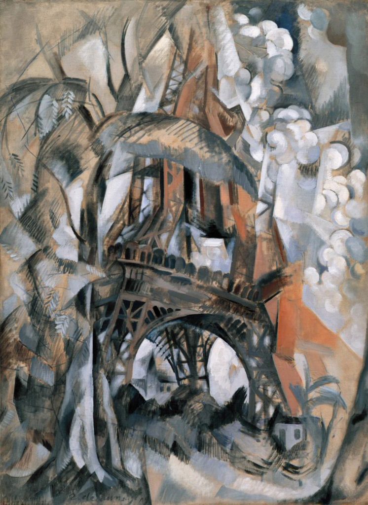 Robert Delaunay, Eiffel Tower with Trees , 1910. Image Source