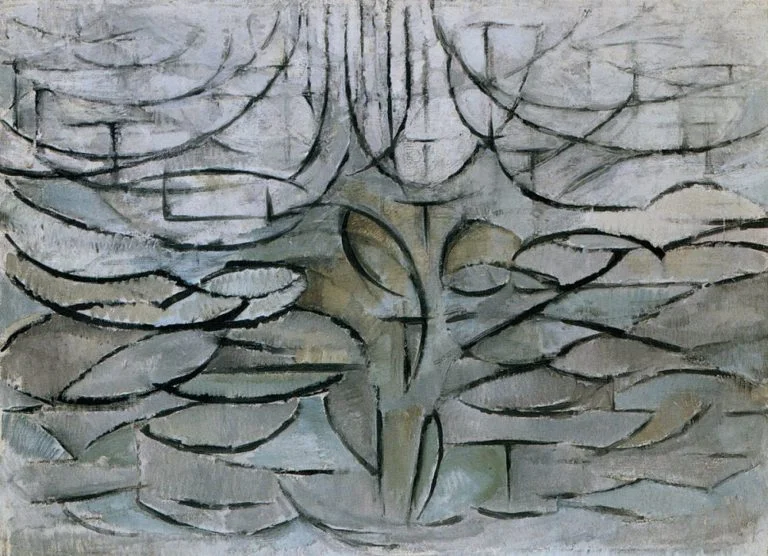 Piet Mondrian, Flowering Apple Tree , 1912. Image Source