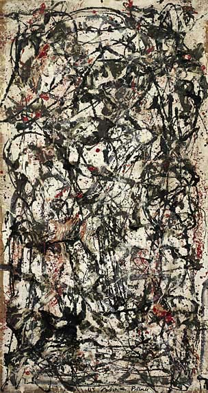 Jackson Pollock, Enchanted Forest , 1947. Image Source