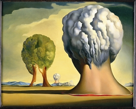 Salvador Dali, The Three Sphinxes of Bikini , 1947. Image Source