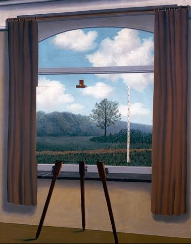 Rene Magritte, The Human Condition , 1933. Image Source