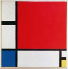 Piet Mondrian, Composition II in Red, Blue, and Yelllow , 1930. Image Source