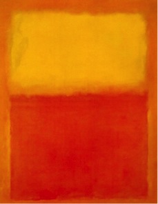 Mark Rothko, Orange and Yellow , 1956. Image Source