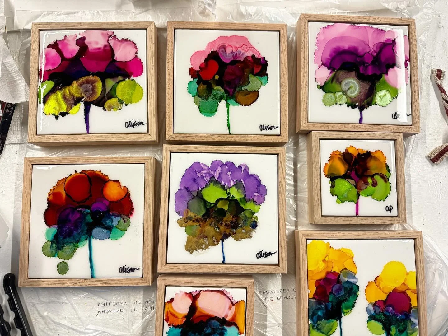 Open Studios prep. 
Paint, resin, frame, repeat. 

#sos2024 #somervilleopenstudios #somervilleopenstudios2024 #ampleartdesign #art #artist #artistsofinstagram #artistsoninstagram #vernonstreetstudios #somerville #boston #interiordesign #flowers #trav