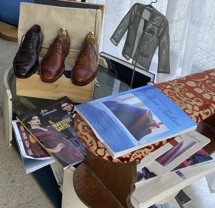 Calzoleria Pisana shoes and Sleevehead’s Guide to Sicilian Tailors in Sartoria Arrigo. Photo credit: Juhn Maing.