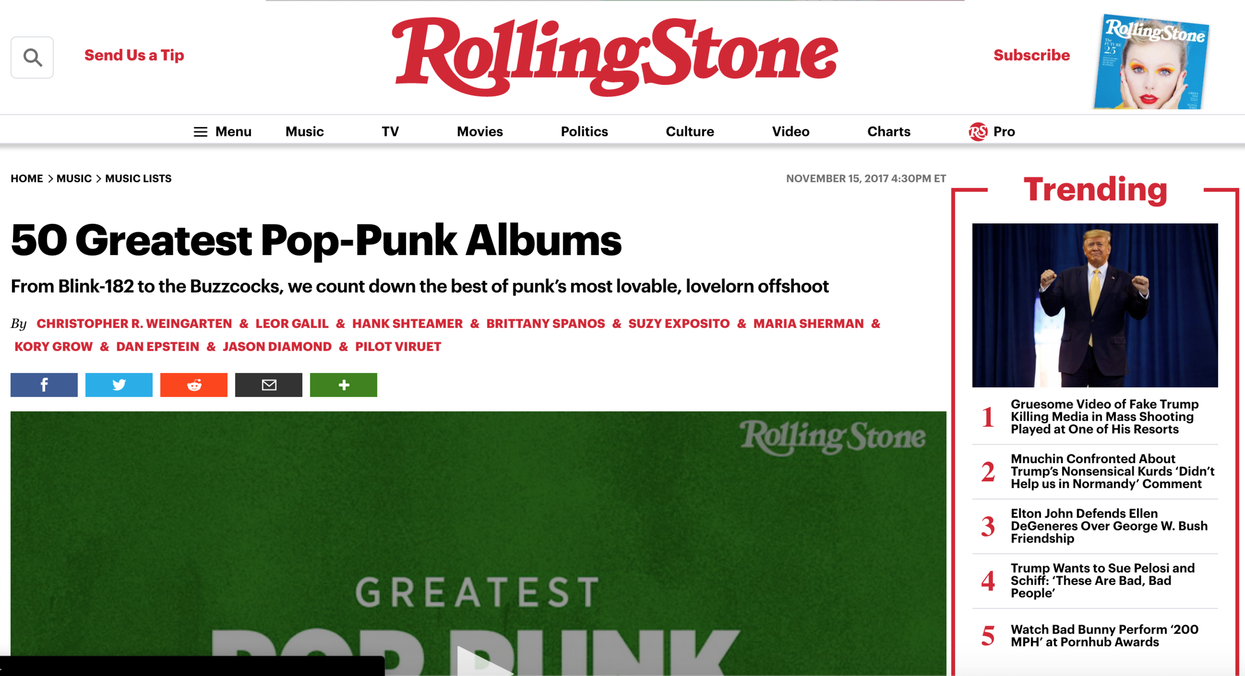 ROLLING STONE MAGAZINE