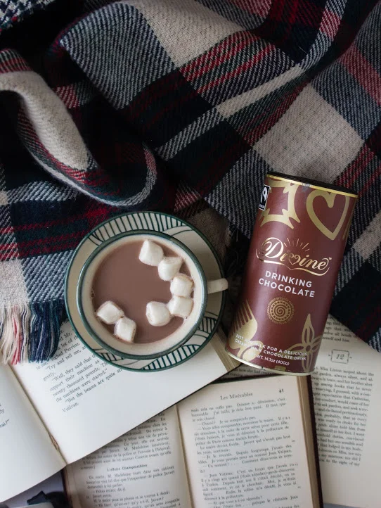 Fair trade drinking chocolate grown in Ghana