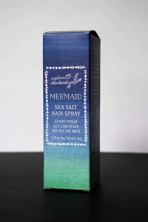Mermaids are known for their majestic hair. This all natural sea salt spray adds texture and soft curls to your hair. And it smells absolutely fantastic. Plus part of profits go towards For The Planet.