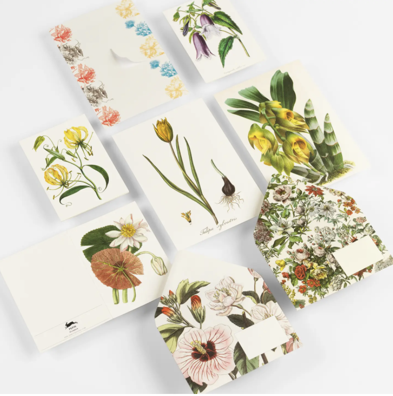 Letter Writing Set, Flowers