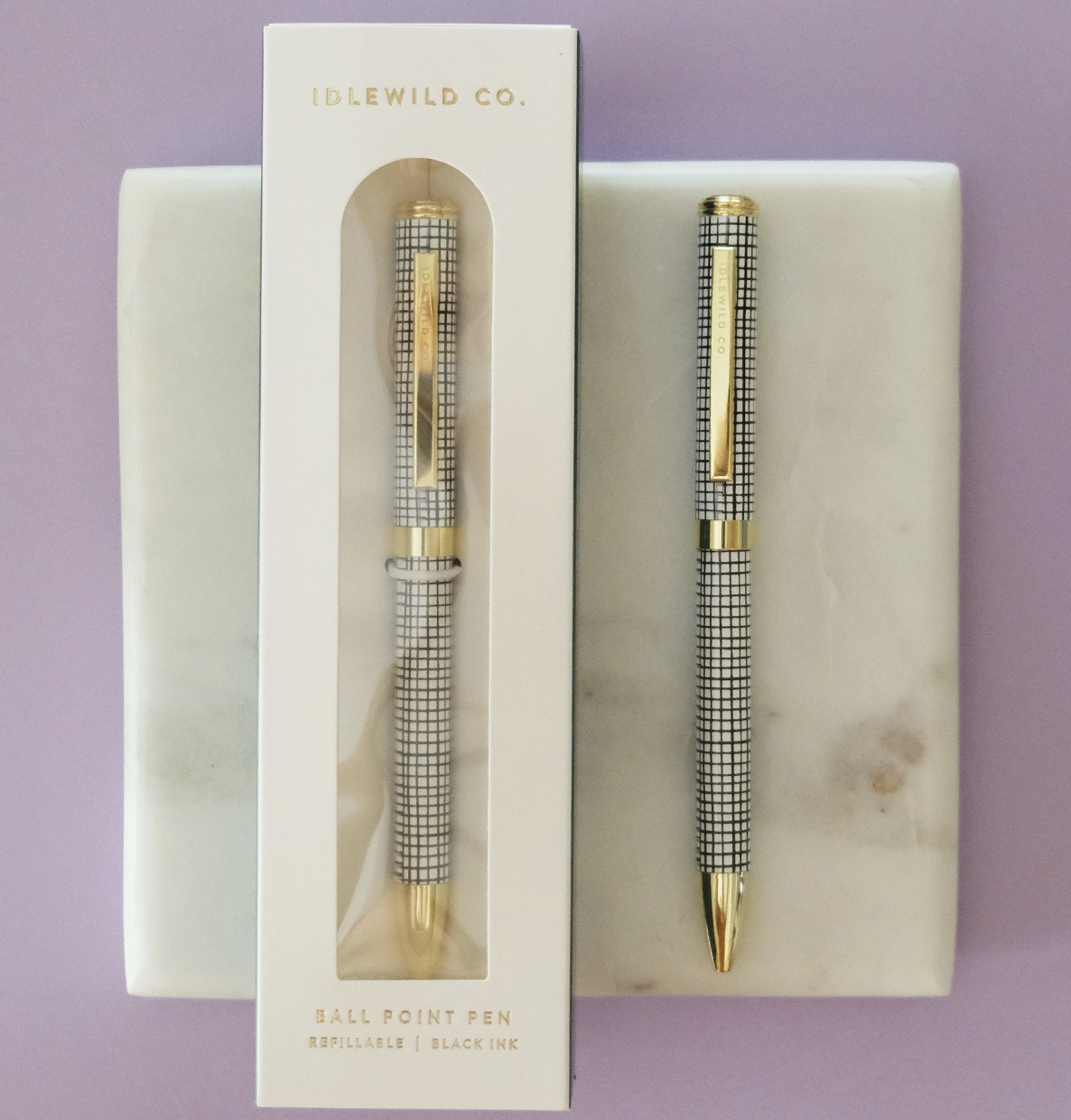 Ballpoint Luxe Pen, Grid
