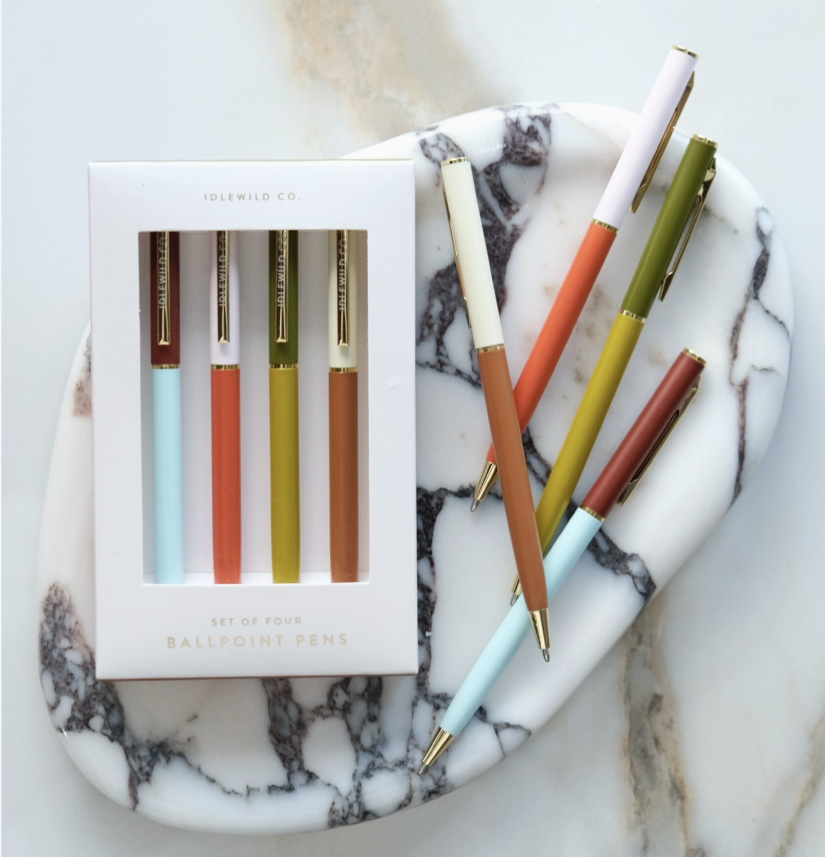 Dual Tone Pens, Set of 4