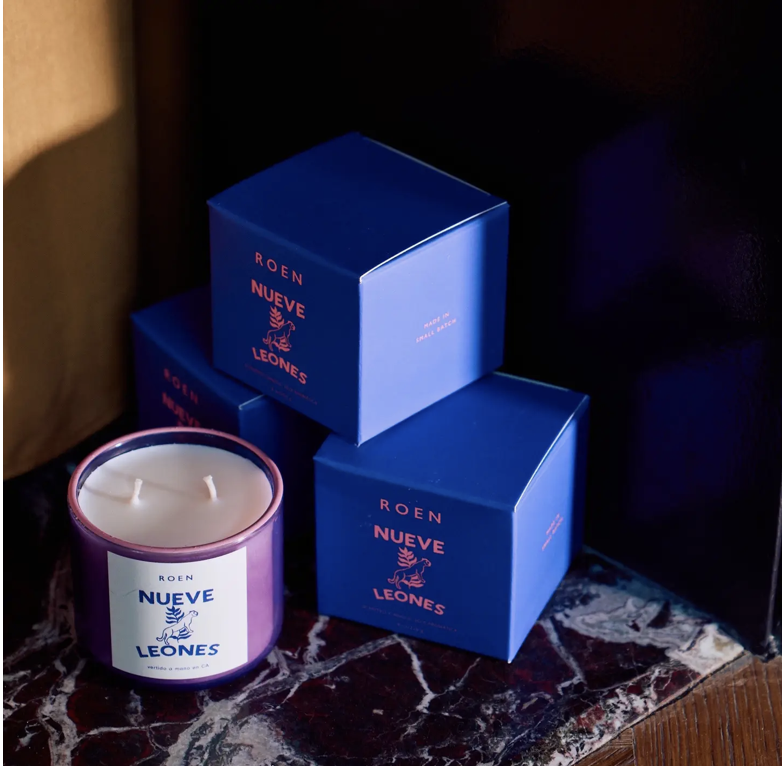 Nueve Leones Candle