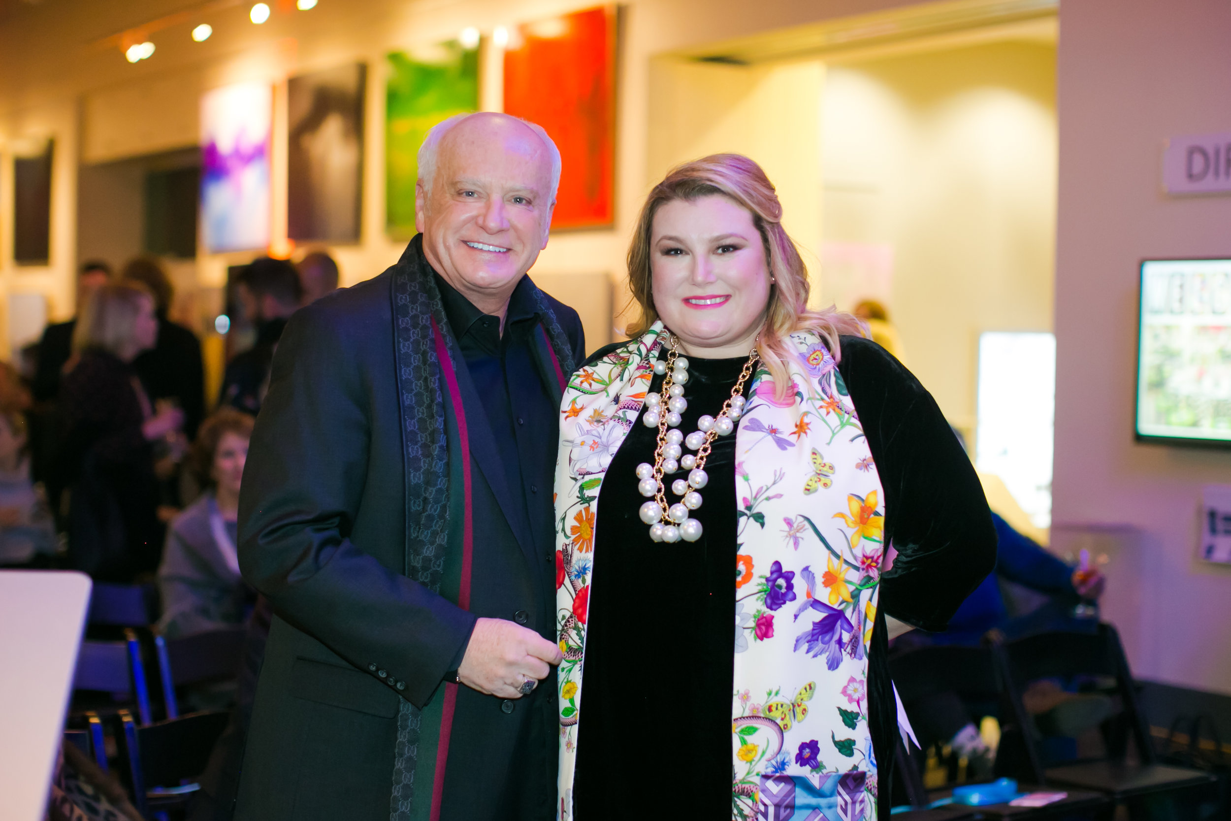  Barry and Amanda Lantz at LUXE 2018, Indiana Design Center 