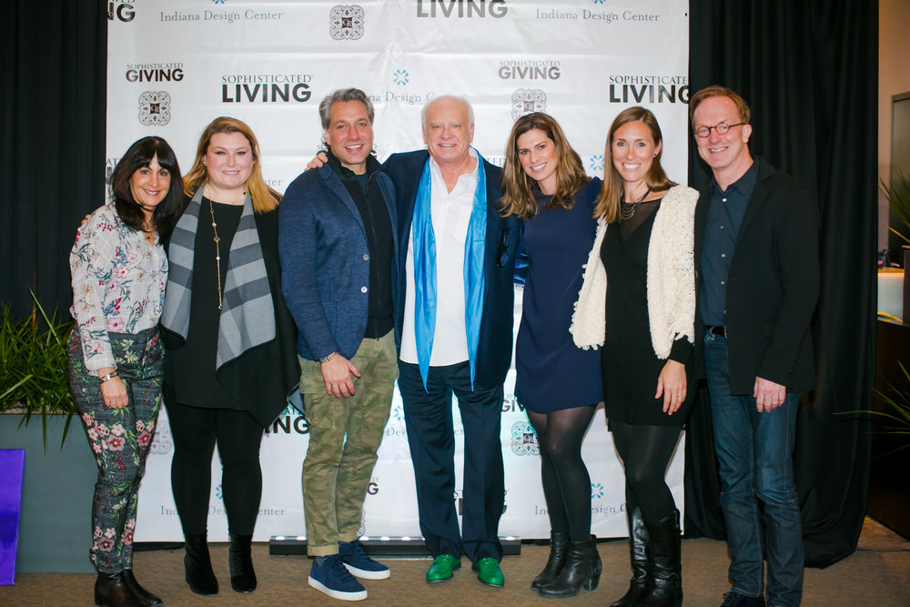  A Lantz Design, Kravet, team members from Indiana Design Center, and Thom Felicia at LUXE 2018 