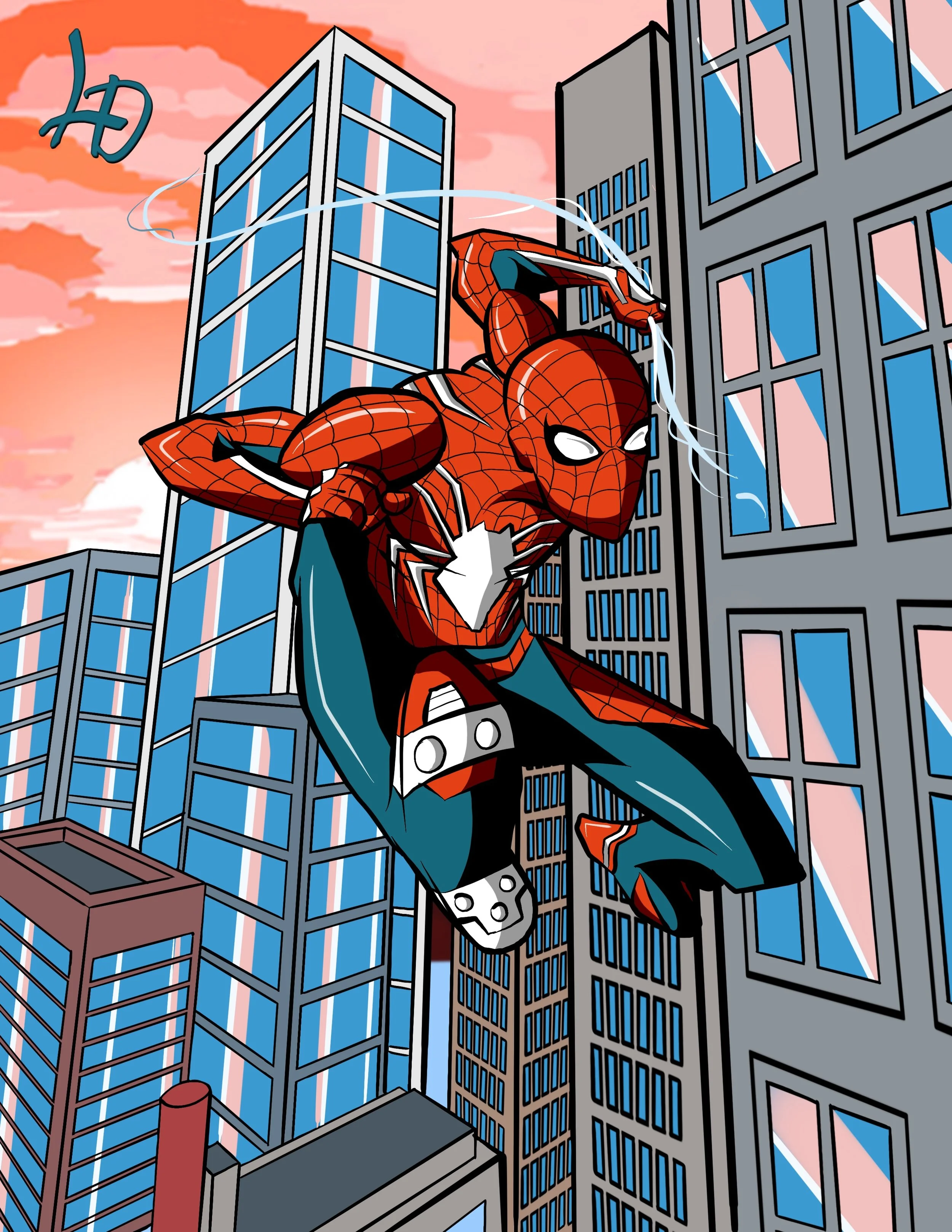 Sunset webslinger